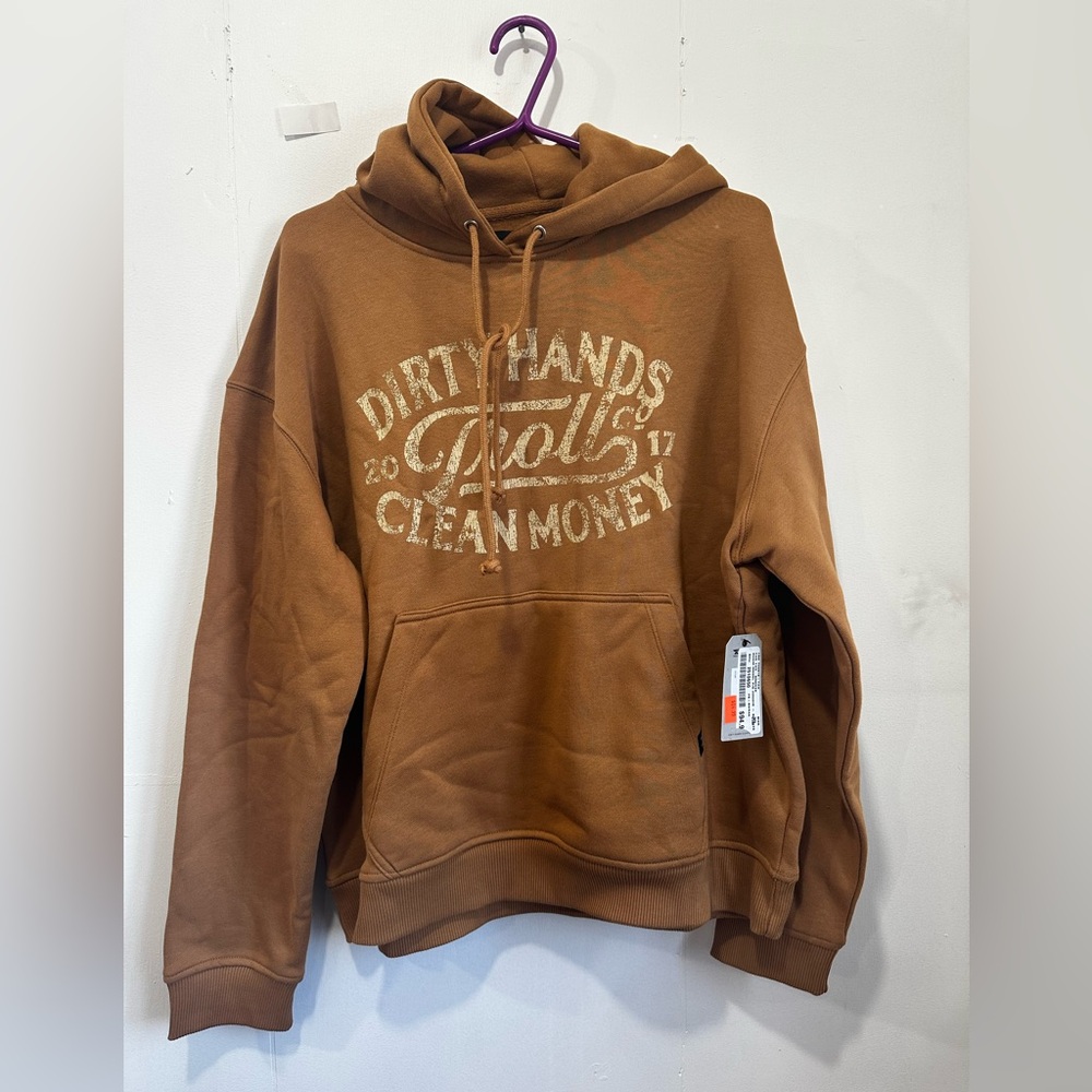 Unisex Troll Co Hoody Brown Graphic Hoodie